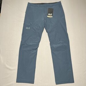 Jack Wolfskin M Chilly Track XT Pants Mens 36x31 Orion‎ Blue Flexshield Outdoor